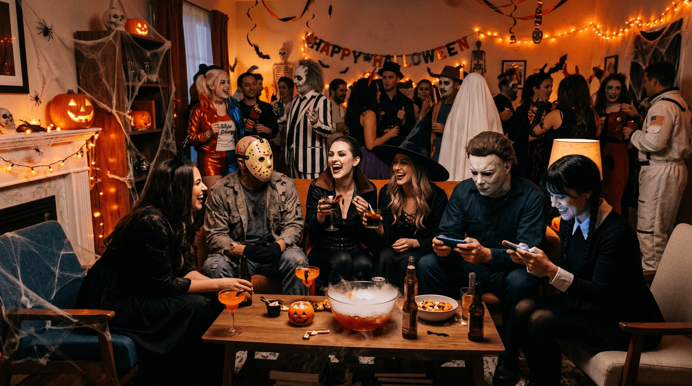 25 Best Halloween Party Games for Adults to Spook Your Guests (2026)